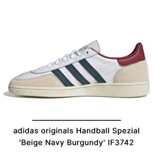 adidas originals Handball Spezial 'Beige Navy Burgundy' NWT